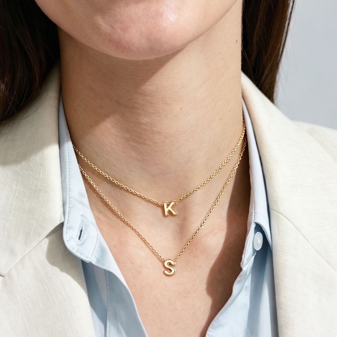 Initial Dainty Necklace