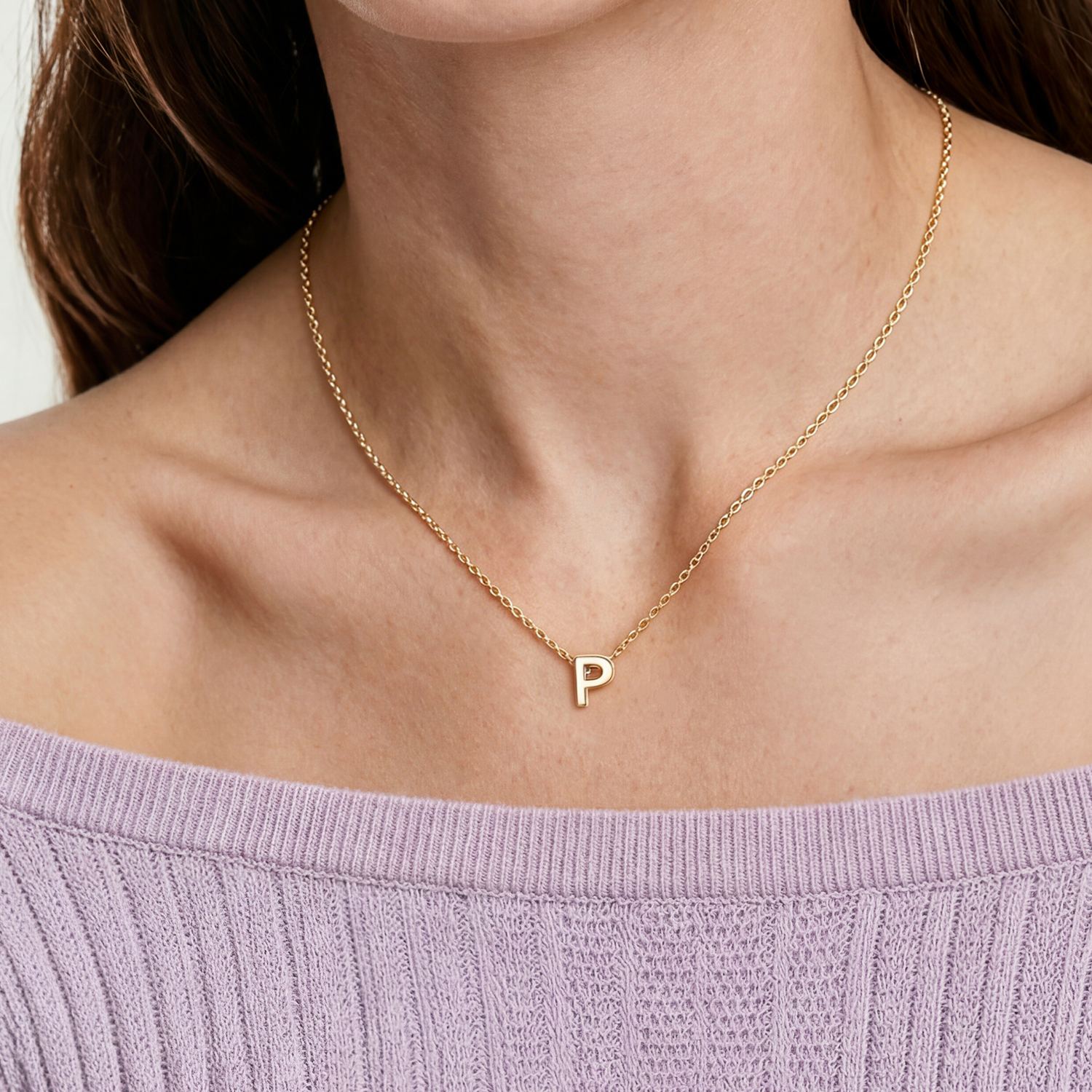 Initial Dainty Necklace