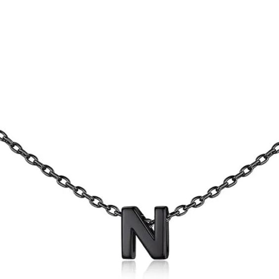 Initial Dainty Necklace for women, silver jewelry, A to Z  jewelry, gift idea