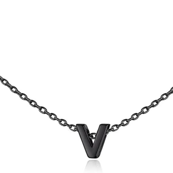 Initial Dainty Necklace for women, silver jewelry, A to Z  jewelry, gift idea