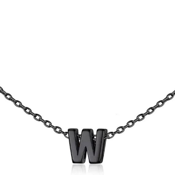 Initial Dainty Necklace for women, silver jewelry, A to Z  jewelry, gift idea