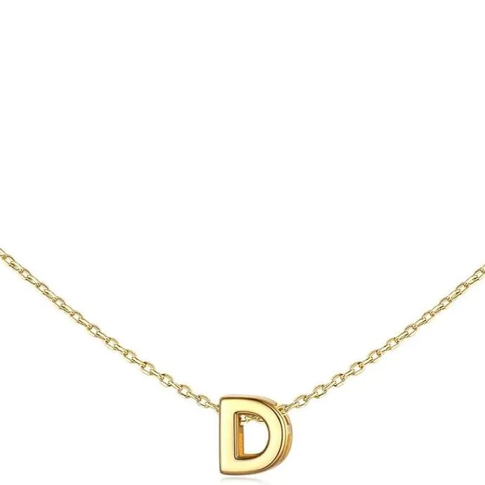 Initial Dainty Necklace for women, silver jewelry, A to Z  jewelry, gift idea
