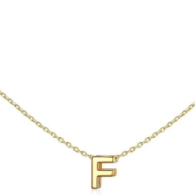 Initial Dainty Necklace for women, silver jewelry, A to Z  jewelry, gift idea