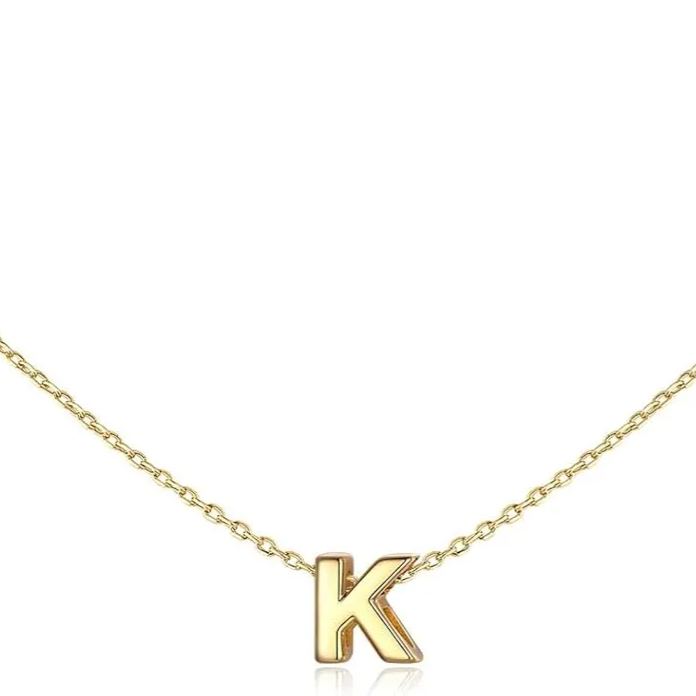 Initial Dainty Necklace for women, silver jewelry, A to Z  jewelry, gift idea