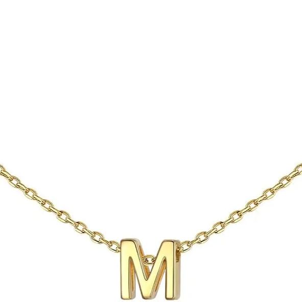 Initial Dainty Necklace for women, silver jewelry, A to Z  jewelry, gift idea