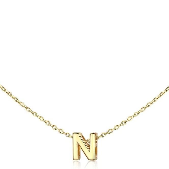 Initial Dainty Necklace for women, silver jewelry, A to Z  jewelry, gift idea