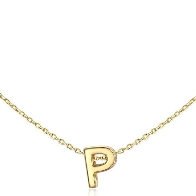 Initial Dainty Necklace for women, silver jewelry, A to Z  jewelry, gift idea