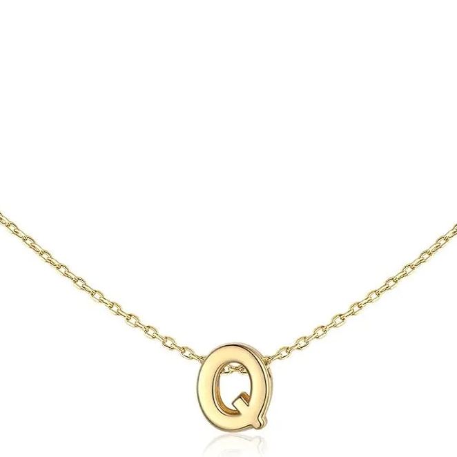Initial Dainty Necklace for women, silver jewelry, A to Z  jewelry, gift idea