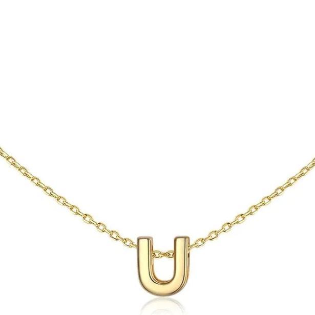 Initial Dainty Necklace for women, silver jewelry, A to Z  jewelry, gift idea