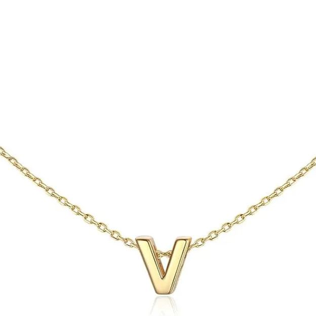 Initial Dainty Necklace for women, silver jewelry, A to Z  jewelry, gift idea