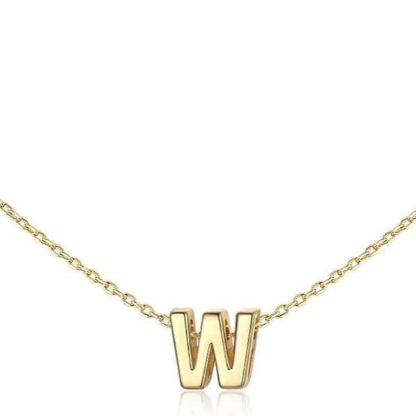 Initial Dainty Necklace for women, silver jewelry, A to Z  jewelry, gift idea