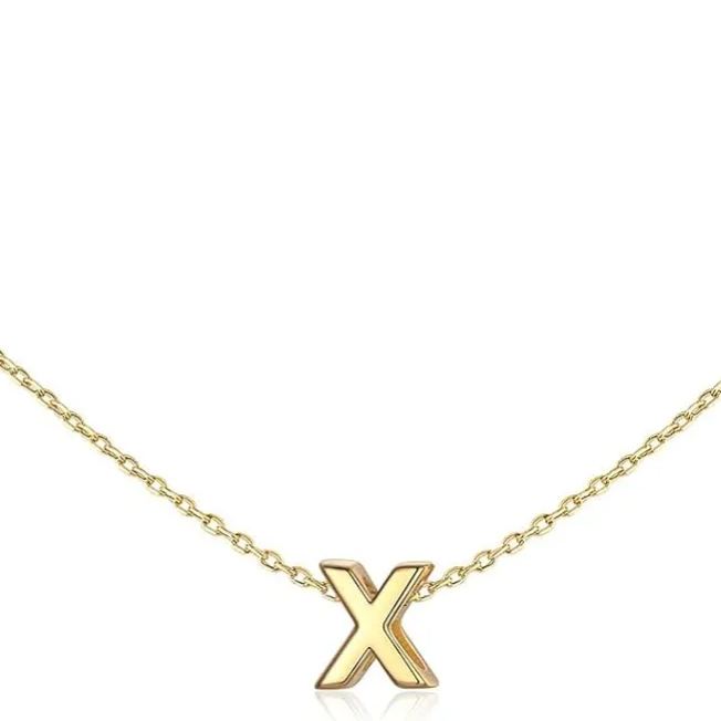 Initial Dainty Necklace for women, silver jewelry, A to Z  jewelry, gift idea