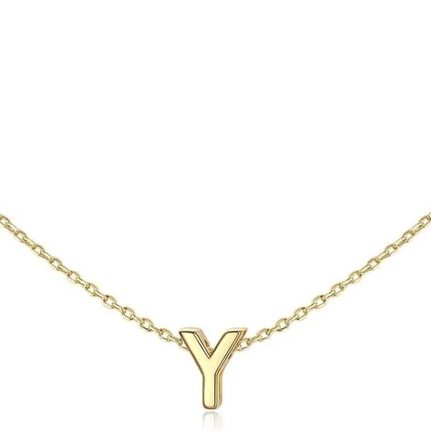 Initial Dainty Necklace for women, silver jewelry, A to Z  jewelry, gift idea