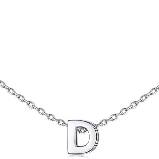 Initial Dainty Necklace for women, silver jewelry, A to Z  jewelry, gift idea