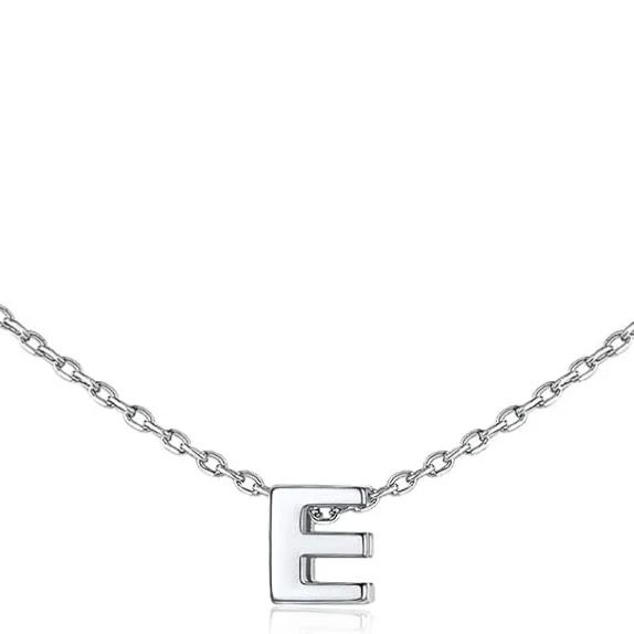 Initial Dainty Necklace for women, silver jewelry, A to Z  jewelry, gift idea