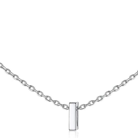 Initial Dainty Necklace for women, silver jewelry, A to Z  jewelry, gift idea