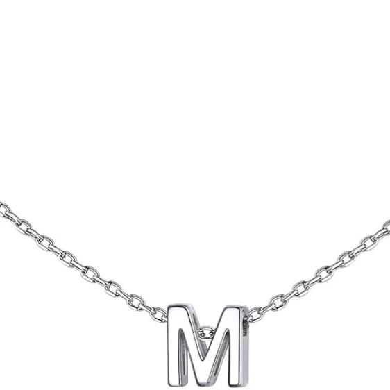 Initial Dainty Necklace for women, silver jewelry, A to Z  jewelry, gift idea