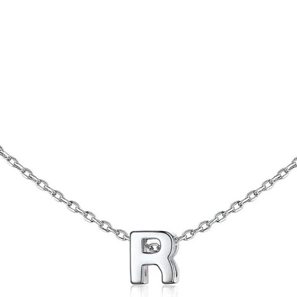 Initial Dainty Necklace for women, silver jewelry, A to Z  jewelry, gift idea