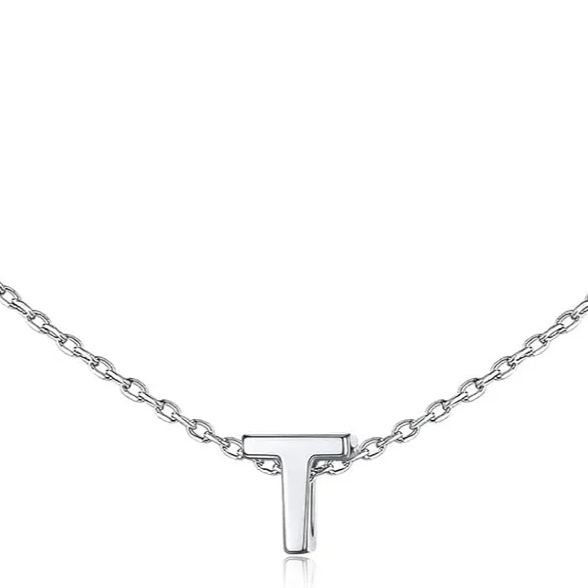Initial Dainty Necklace for women, silver jewelry, A to Z  jewelry, gift idea