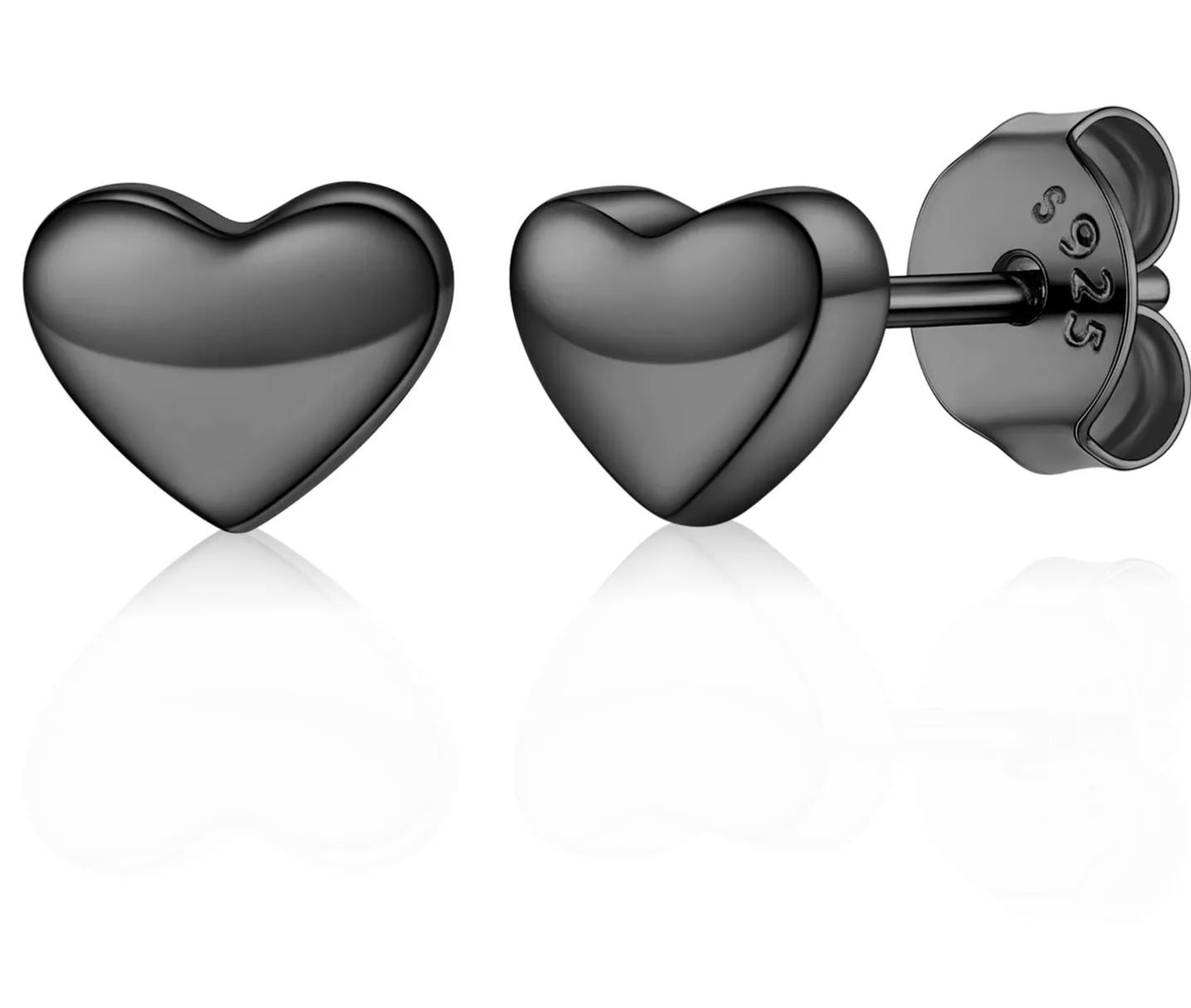 [Copy]7mm Heart Stud Earrings