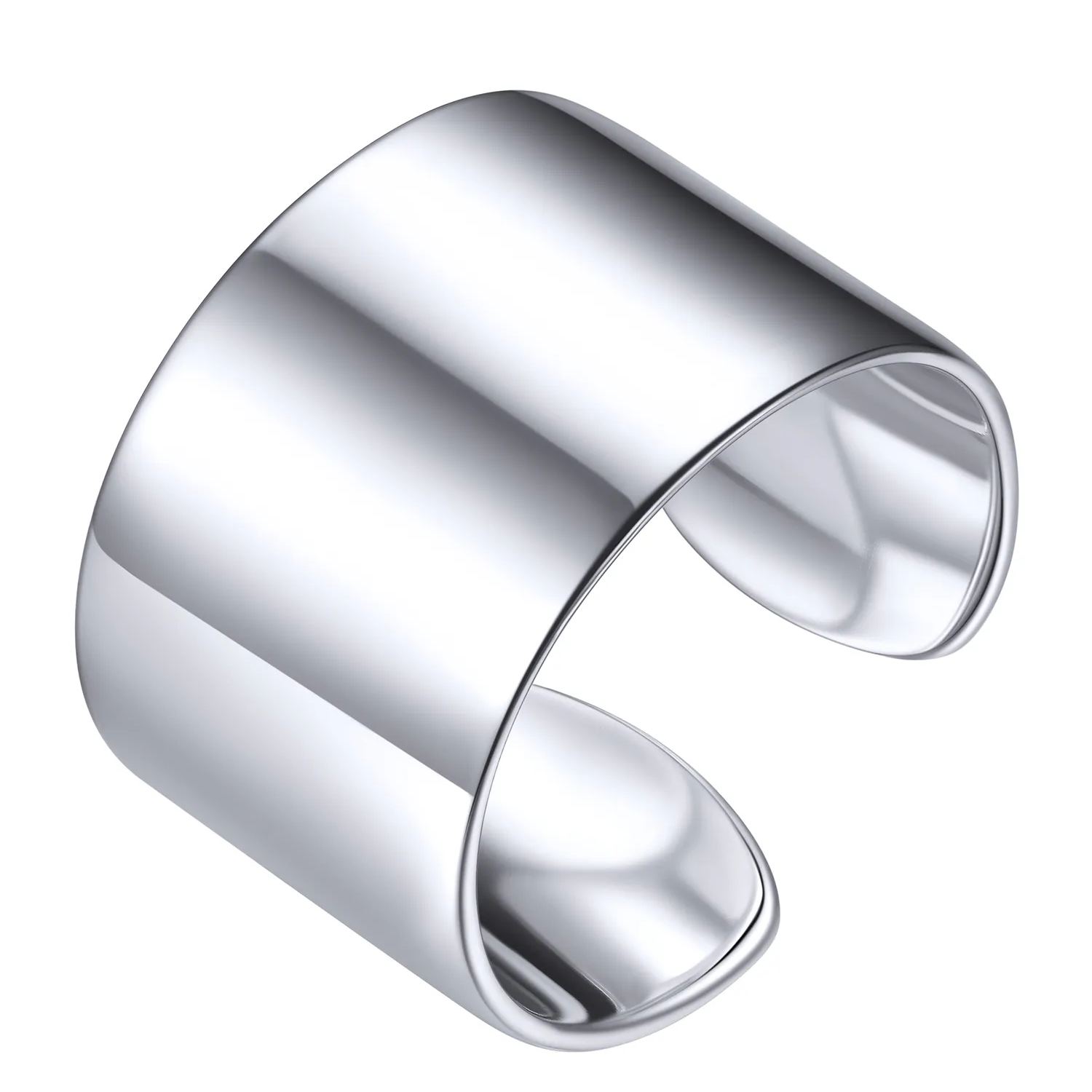 Simple Minimalist Wide Toe Band Ring