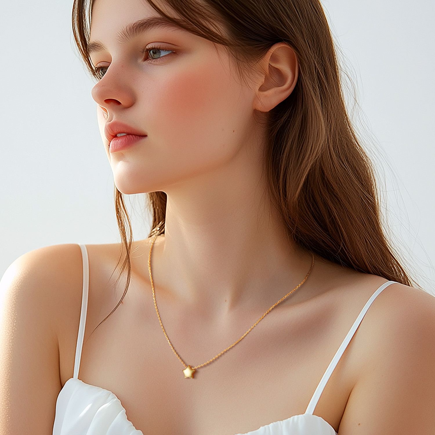 Star Dainty Pendant Necklace for Women
