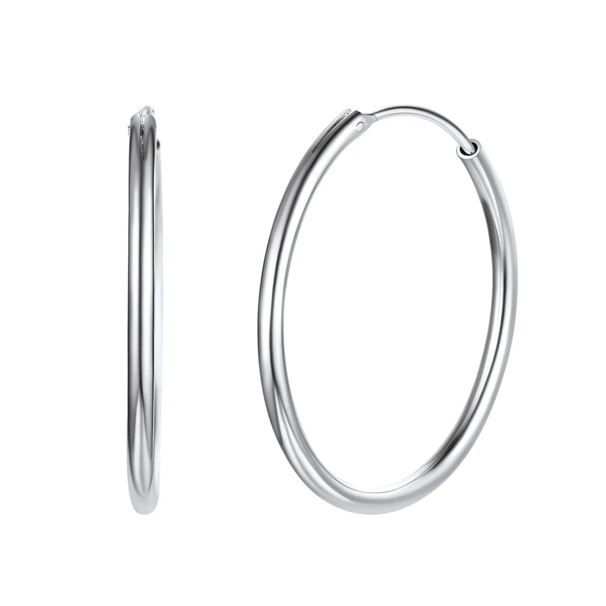 Lightweight Endless Hoop Earring