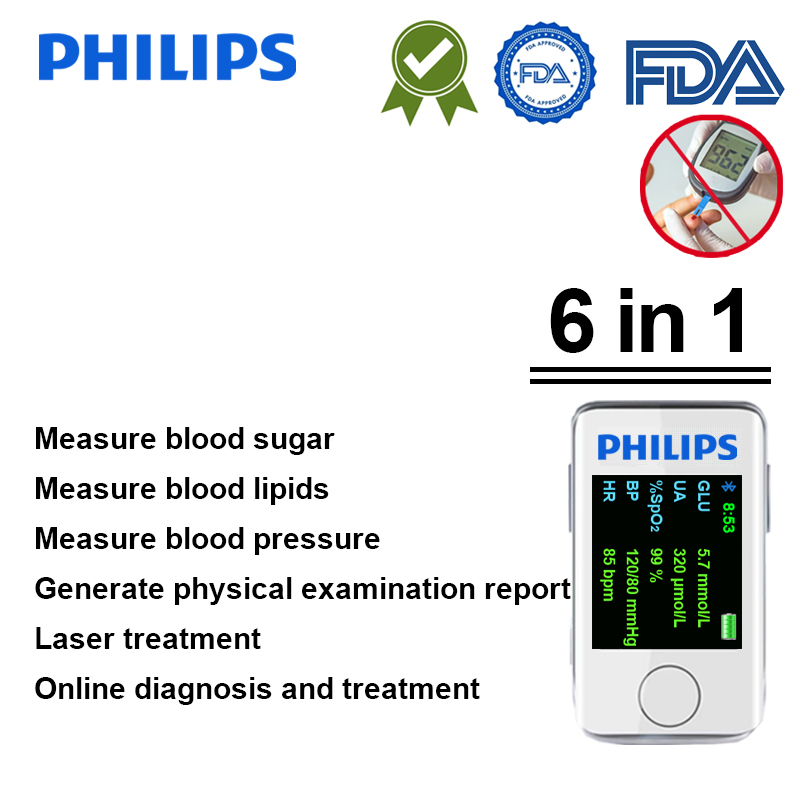 【15 in 1】 Nicht-invasives, intelligentes, multifunktionales Glukosemessgerät von Philips