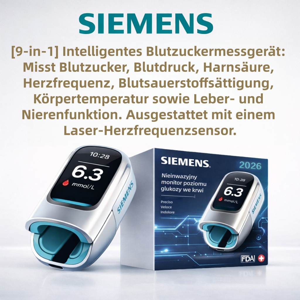 🔥 CSAPJ 2026-BAN! | Siemens™ tű nélküli glükométer – gyors, fájdalommentes, teljes glükózkontroll 🔥