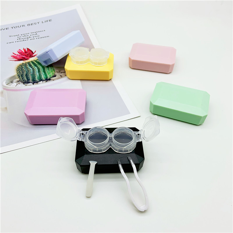 Candy Colors Lens Case with Mirror