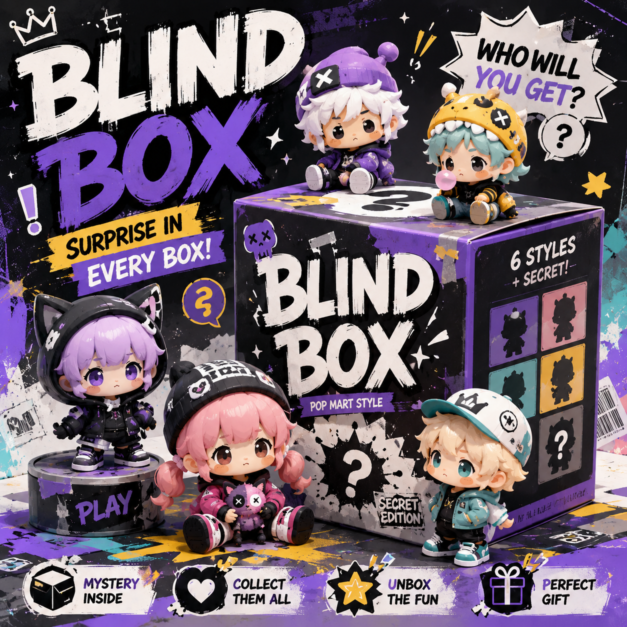 Pop Fashion Blind Boxes & New Toys