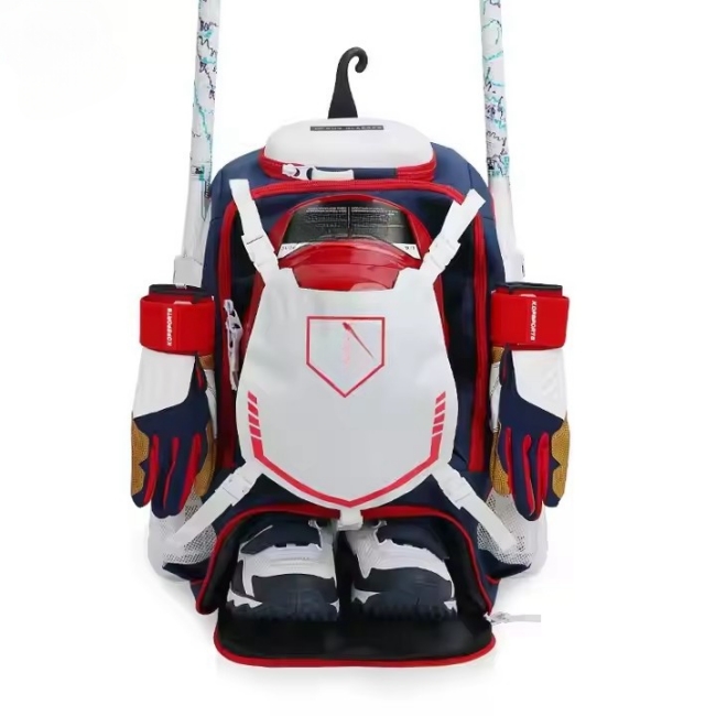 Baseball Bag Sports Softball Bat Backpack Pack with Shoe Compartment