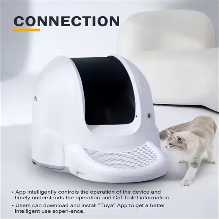 Luxury Large Smart Cat Toilet Self Cleaning Automatic Cat Litter Box
