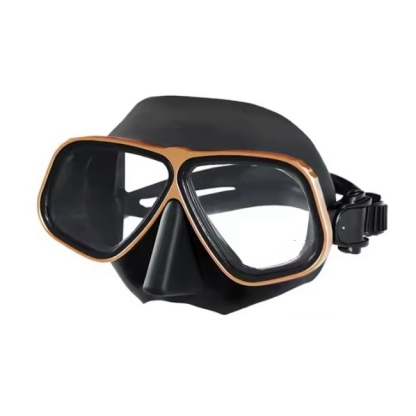Wide View Aluminium Alloy Snorkeling Freedive Mask Diving Mask