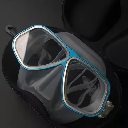 Wide View Aluminium Alloy Snorkeling Freedive Mask Diving Mask