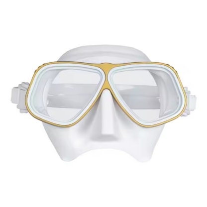 Wide View Aluminium Alloy Snorkeling Freedive Mask Diving Mask