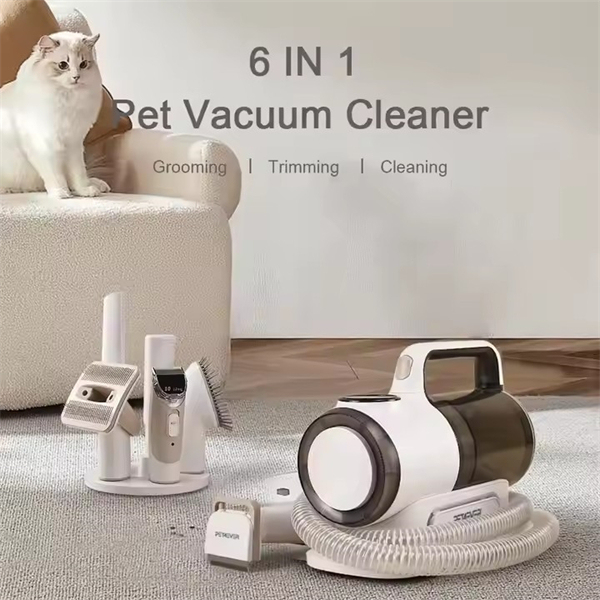 Electric Pet Dog Cat Hair Dryer Remover 6 in 1 Comb Vacuum Cleaner Pet Grooming Products for Dog Cat