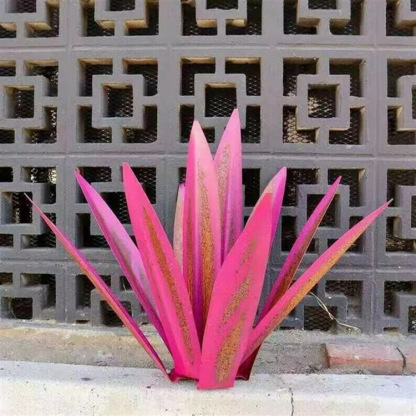 LAST DAY PROMOTION 75% OFF - 🌵Anti-rust Metal Tequila  Agave Plant-Perfect for garden