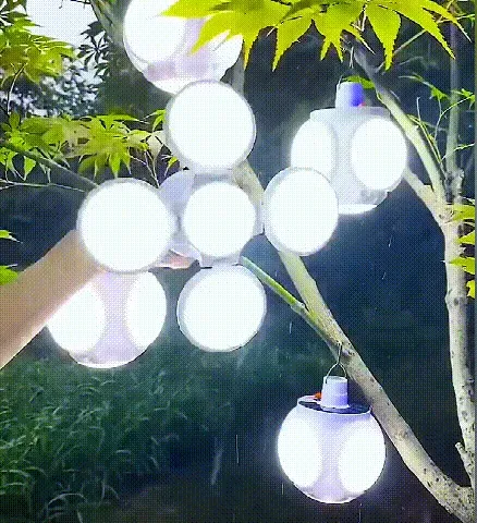 Outdoor Super Bright Solar Collapsible Lantern TEST