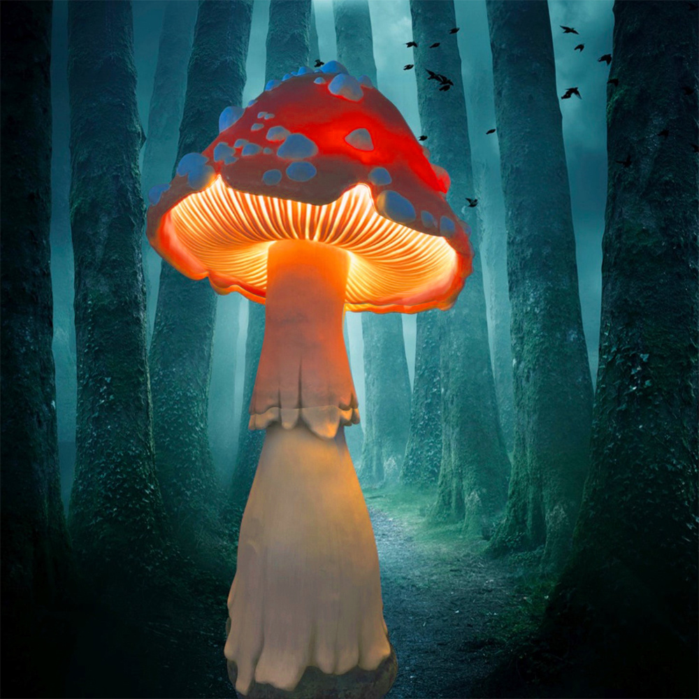 🍄Dreamy Glowing Mushroom Art Handmade Crafts