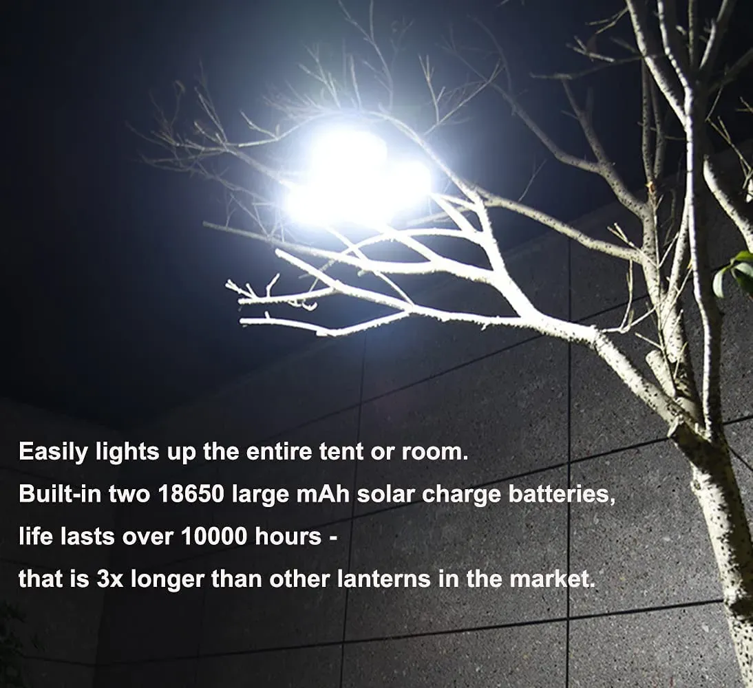 Outdoor Super Bright Solar Collapsible Lantern TEST