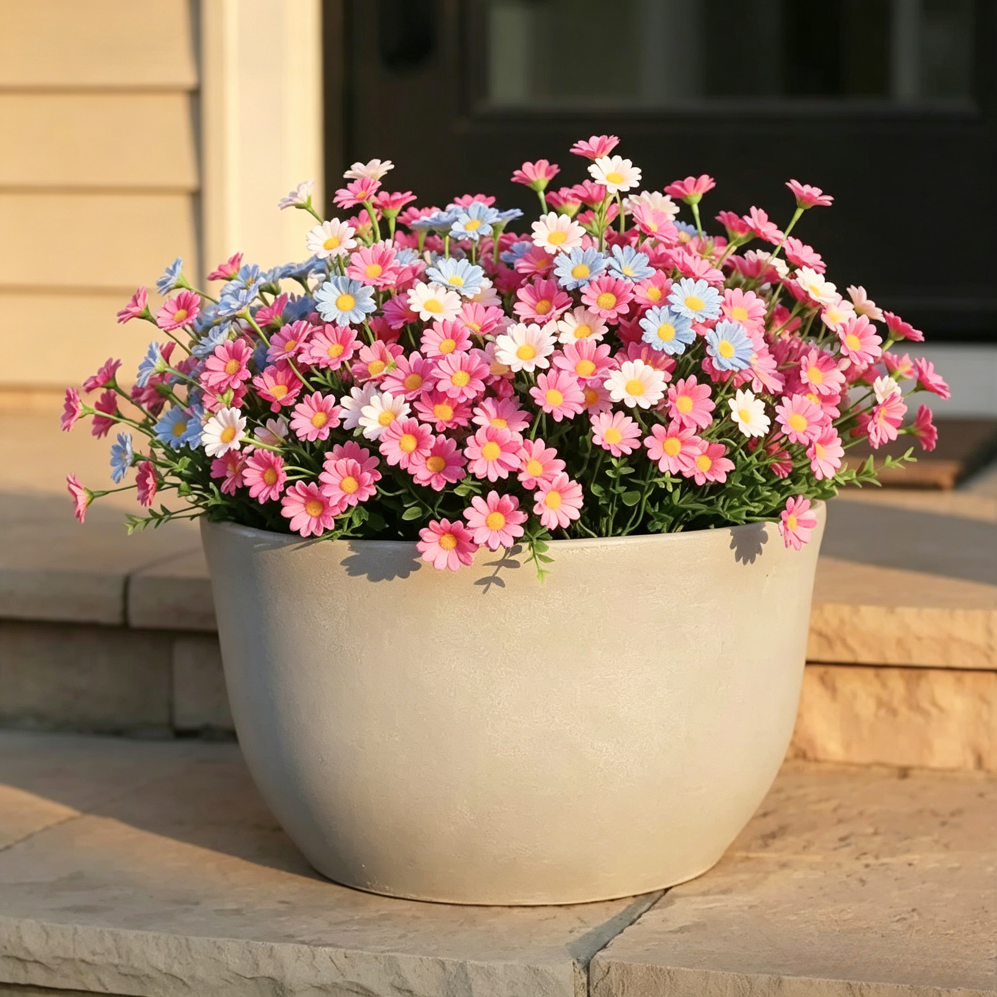 💥Last Day 70% OFF🌼-Artificial Daisies Flowers for Outdoors - UV resistant, Waterproof, Windproof