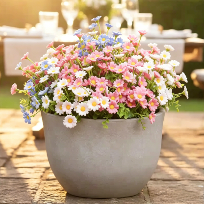 💥Last Day 70% OFF🌼-Artificial Daisies Flowers for Outdoors - UV resistant, Waterproof, Windproof