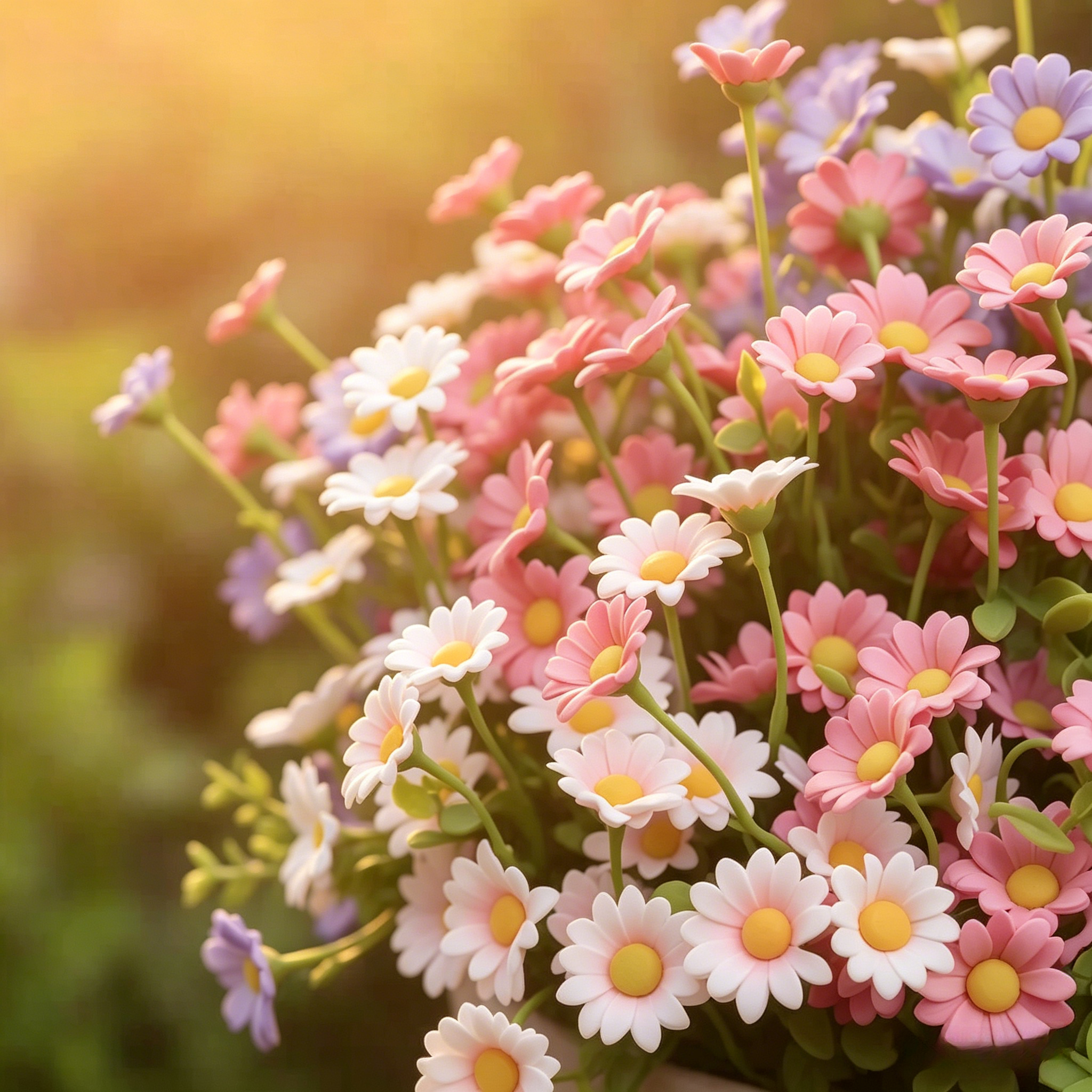 💥Last Day 70% OFF🌼-Artificial Daisies Flowers for Outdoors - UV resistant, Waterproof, Windproof