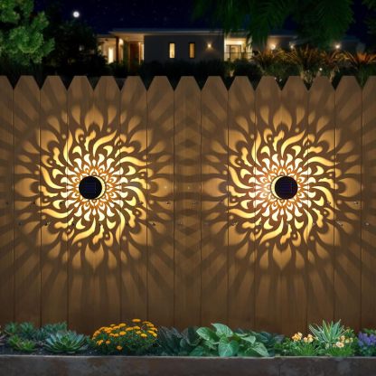 🔥Limited 60% OFF🔥Solar Mandala Projector Light Patio Ambient Decor