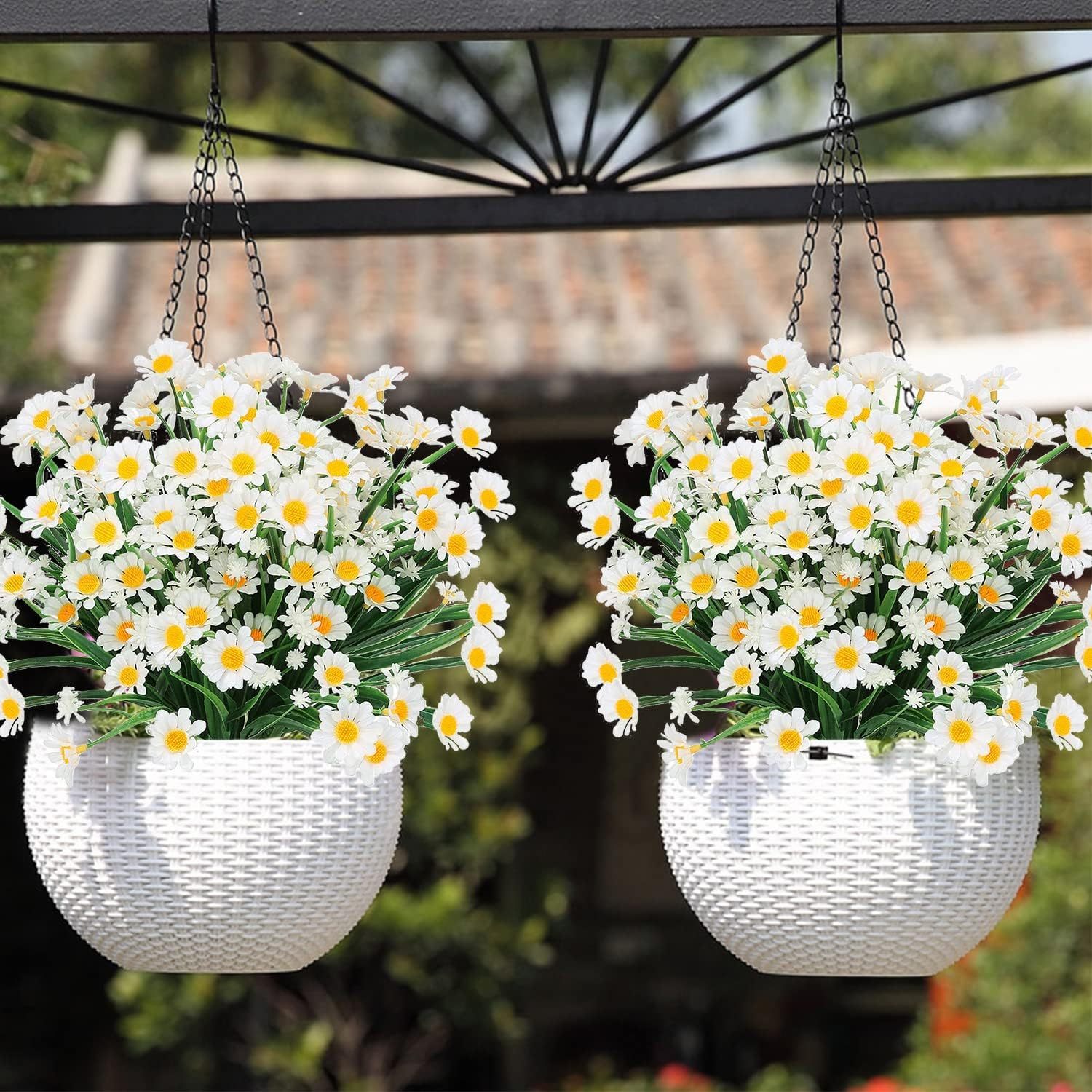 💥Last Day 70% OFF🌼-Artificial Daisies Flowers for Outdoors - UV resistant, Waterproof, Windproof