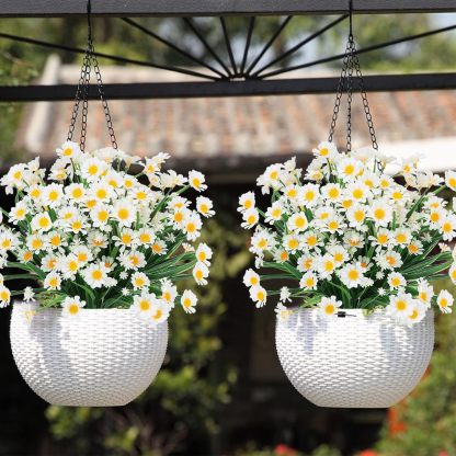 💥Last Day 70% OFF🌼-Artificial Daisies Flowers for Outdoors - UV resistant, Waterproof, Windproof