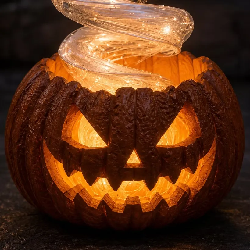 🔥LAST DAYS! Early Bird 50% OFF | 👻Pre-Order Swirling Ghost Pumpkin Yard Lamp🎃