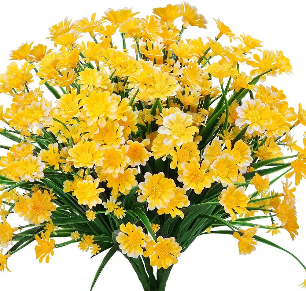 💥Last Day 70% OFF🌼-Artificial Daisies Flowers for Outdoors - UV resistant, Waterproof, Windproof