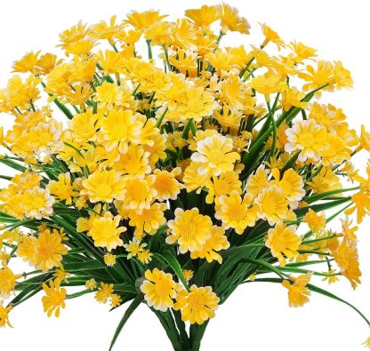 💥Last Day 70% OFF🌼-Artificial Daisies Flowers for Outdoors - UV resistant, Waterproof, Windproof